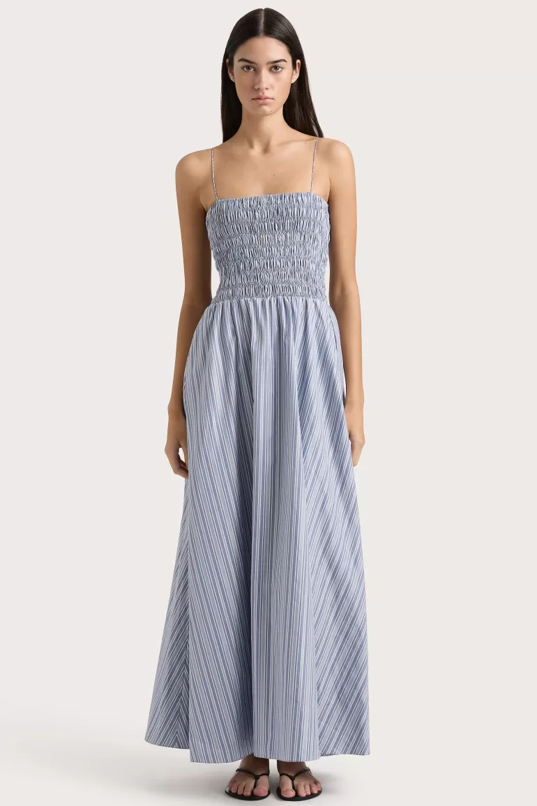 Flash Sale Faithfull the Brand Lida Maxi Dress Blue Stripe