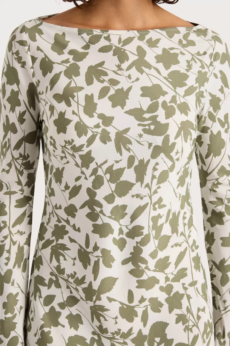 Best Sale Faithfull the Brand Lilou Mini Dress Poplar Sage