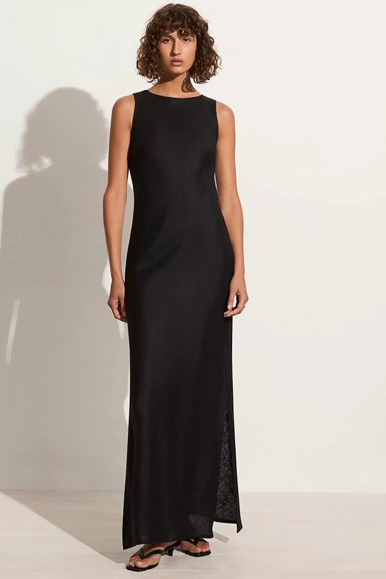 Cheap Faithfull the Brand Lobo Maxi Dress Black - Final Sale