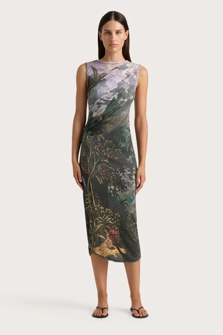 Store Faithfull the Brand Loire Dress Balinese Landscape