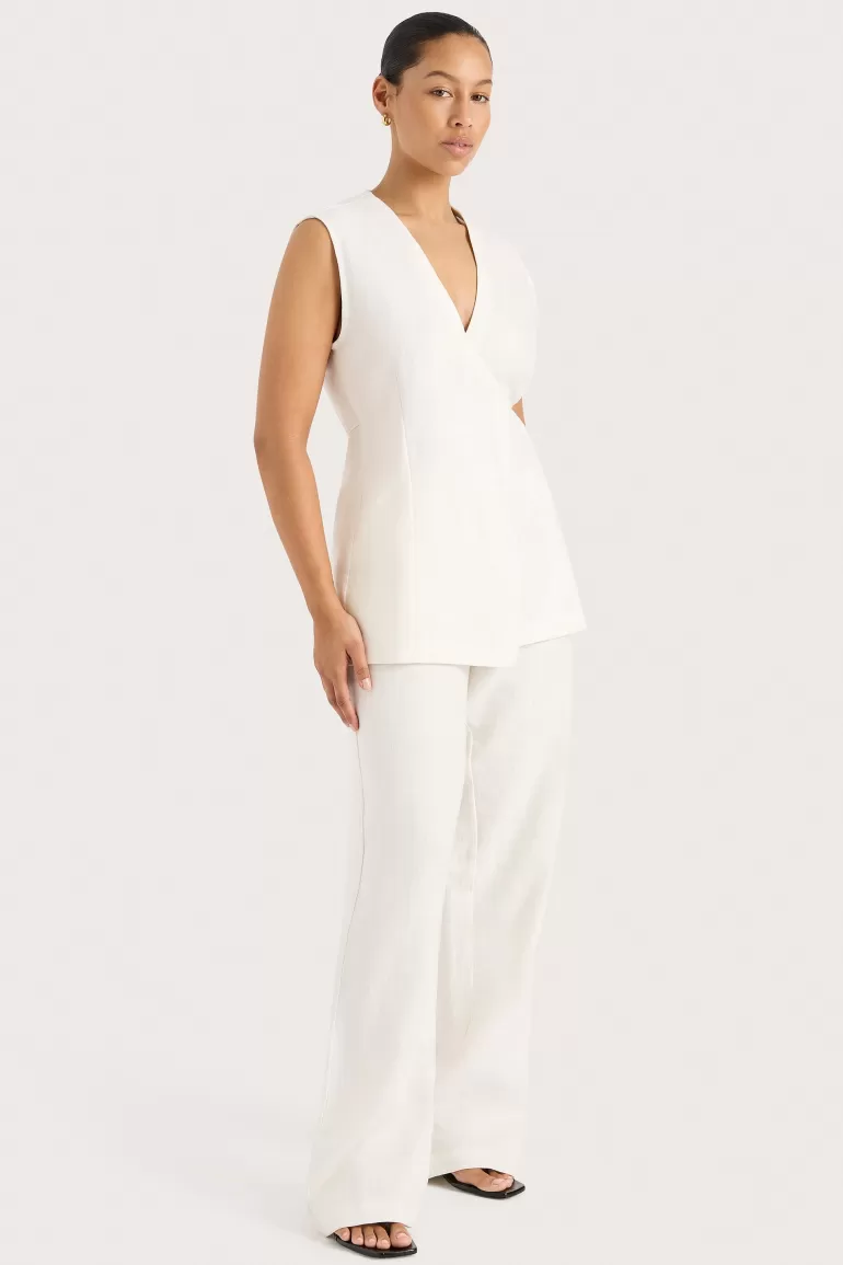 Discount Faithfull the Brand Lulea Wrap Vest White