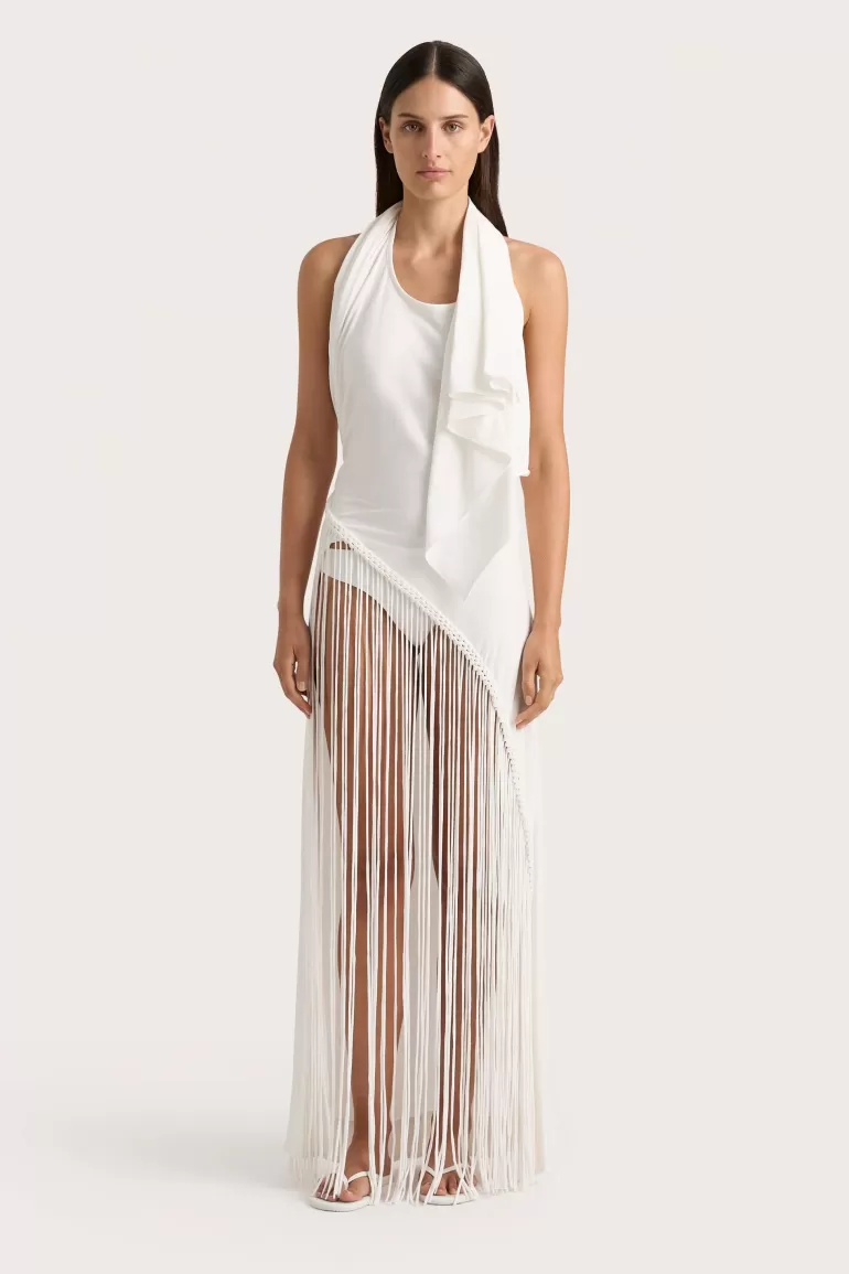 Shop Faithfull the Brand Maceio Maxi Dress White