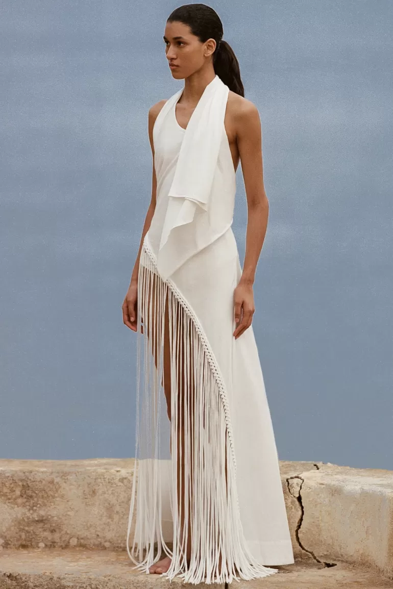 Shop Faithfull the Brand Maceio Maxi Dress White