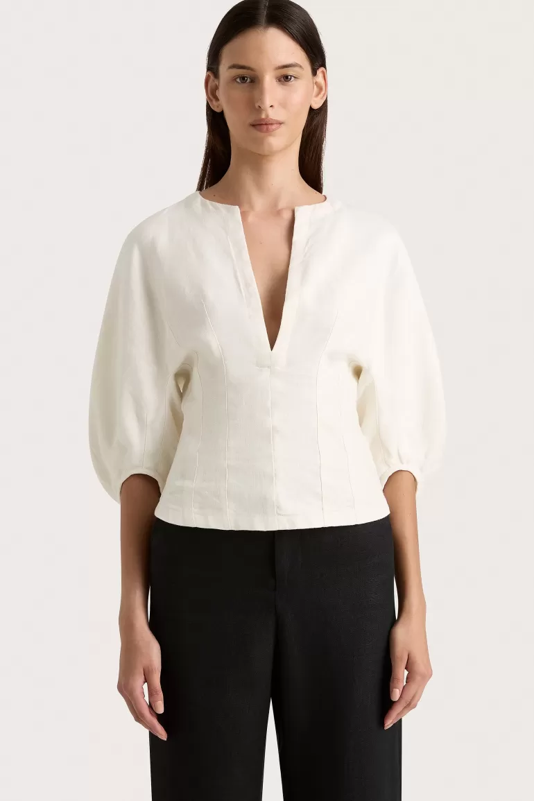 Discount Faithfull the Brand Maia Top White