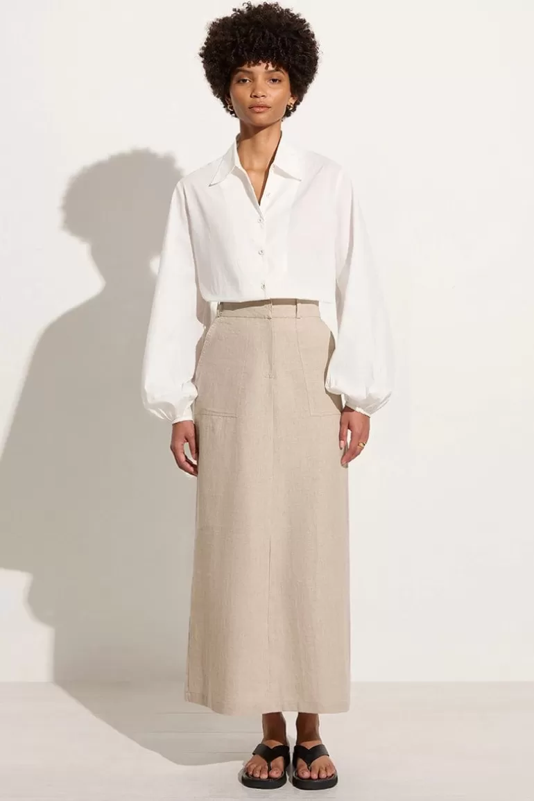 Sale Faithfull the Brand Managua Shirt White - Final Sale