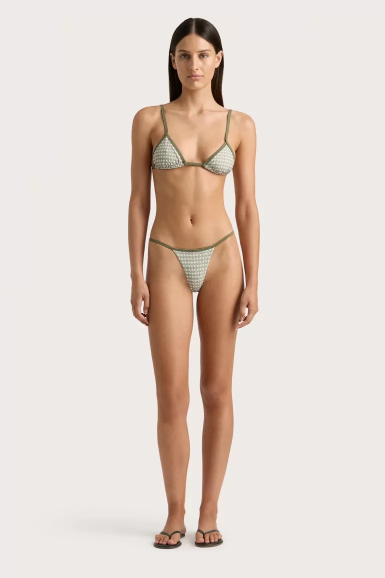 Sale Faithfull the Brand Manon Bikini Bottom Oliander Khaki