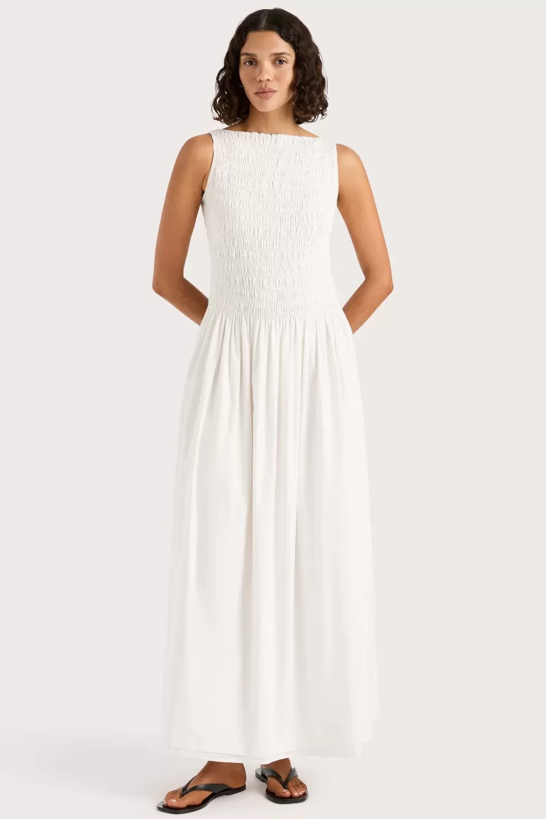 Clearance Faithfull the Brand Margot Maxi Dress White