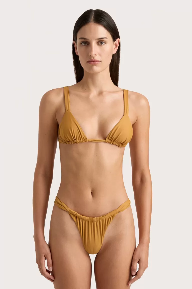 Fashion Faithfull the Brand Mary Bikini Top Terracotta