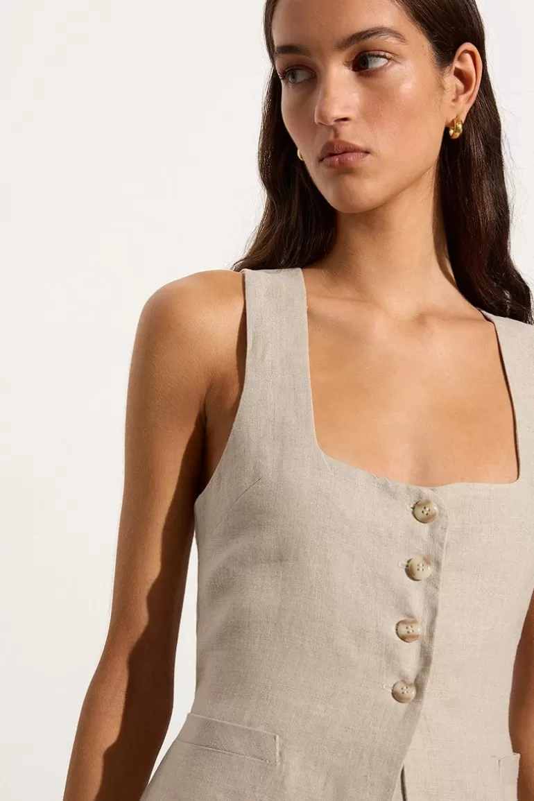 Cheap Faithfull the Brand Maya Vest Natural