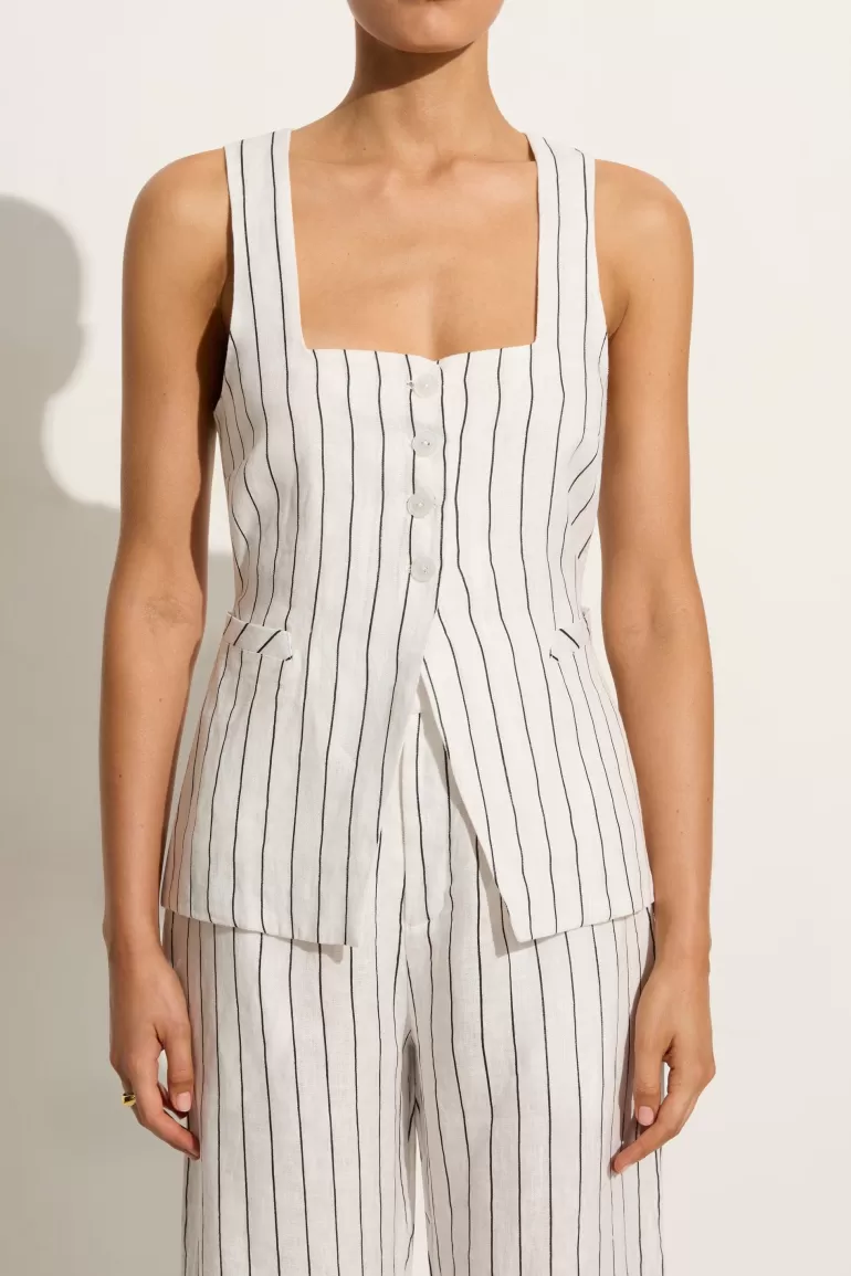 Clearance Faithfull the Brand Maya Vest Trani Stripe