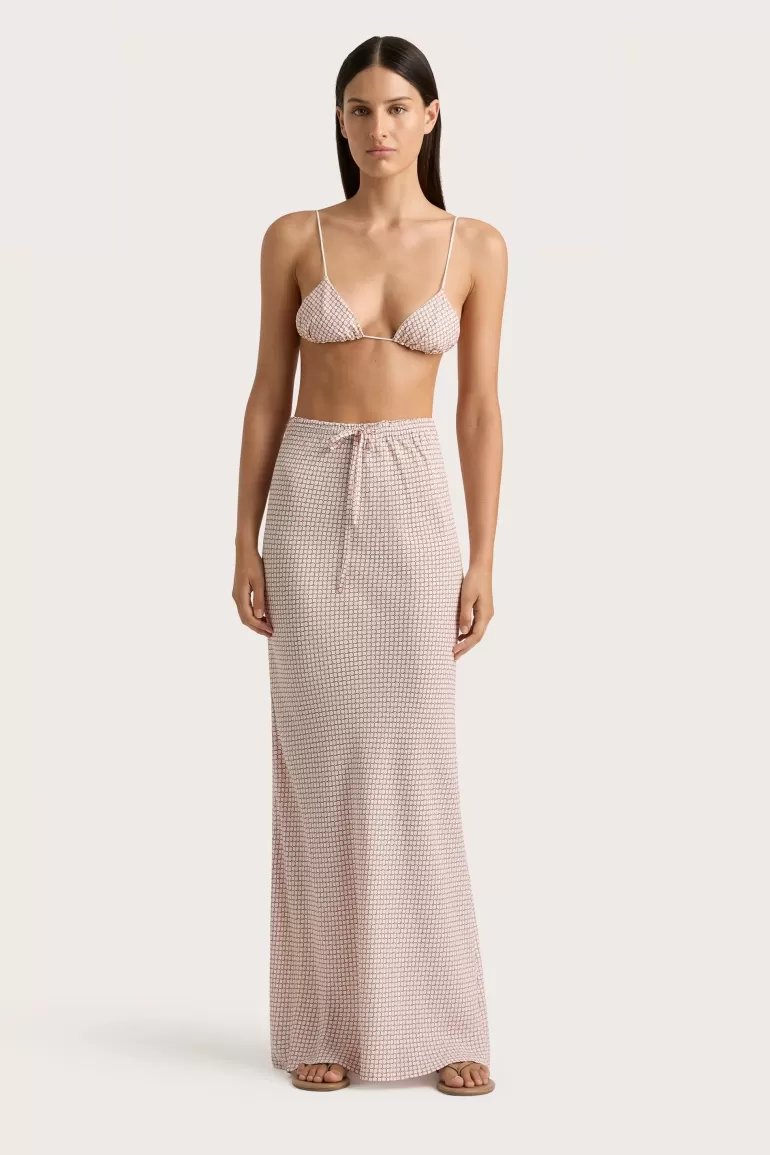Store Faithfull the Brand Menton Maxi Skirt Oliander Blush