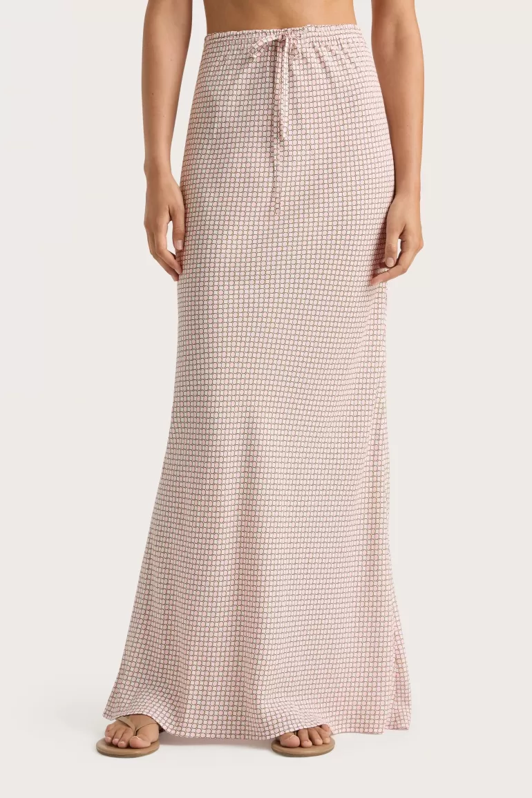 Store Faithfull the Brand Menton Maxi Skirt Oliander Blush