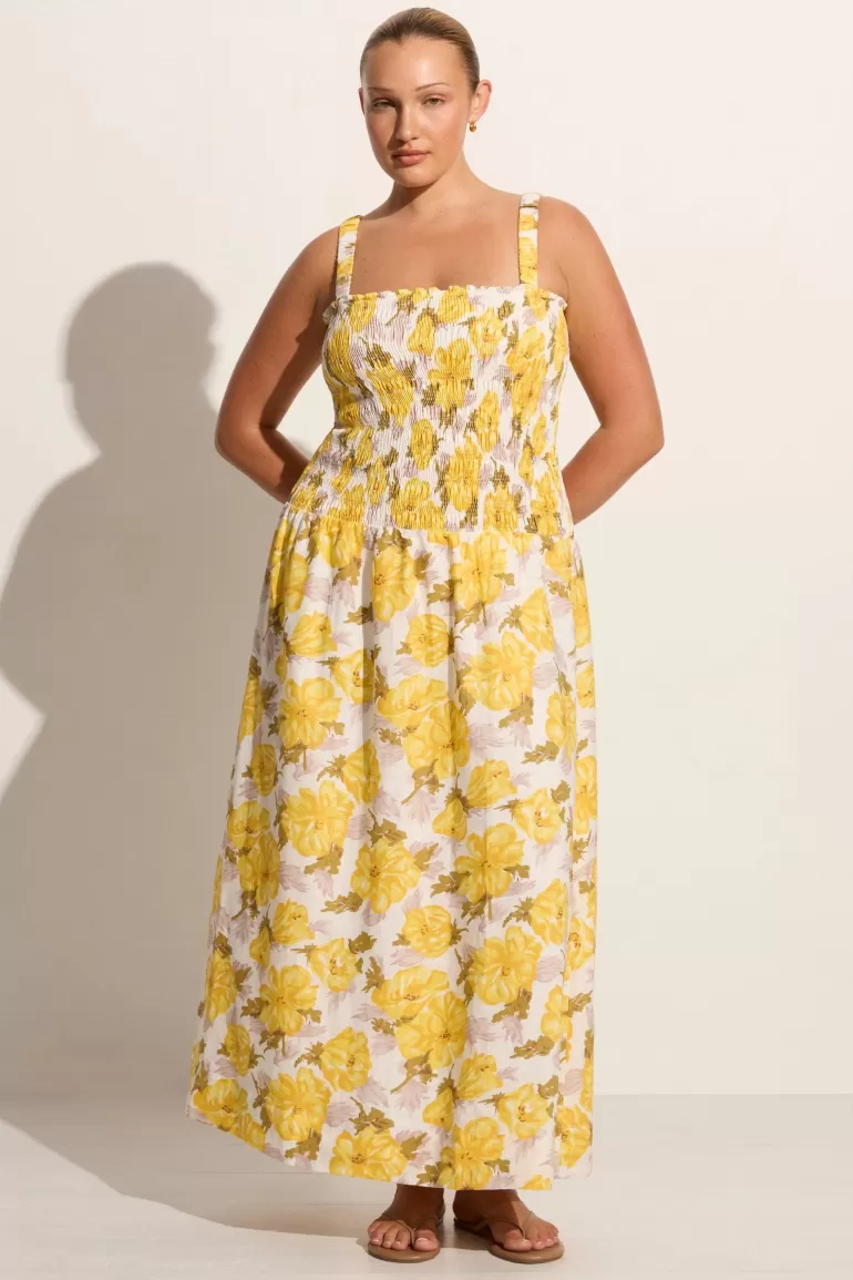 Fashion Faithfull the Brand Messina Midi Dress Isadora Floral - Final Sale