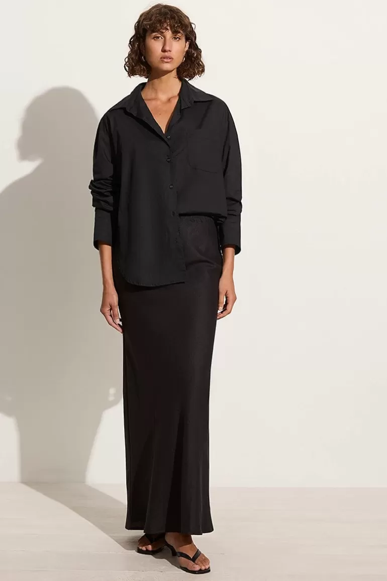 Best Sale Faithfull the Brand Mirabella Shirt Black - Final Sale