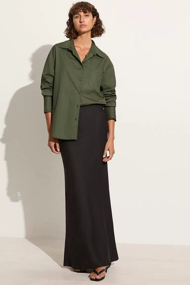 Sale Faithfull the Brand Mirabella Shirt Pine - Final Sale