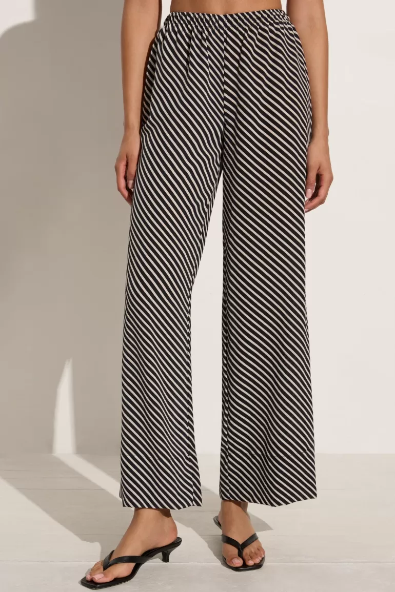 New Faithfull the Brand Monforte Pant Toscano Stripe Black