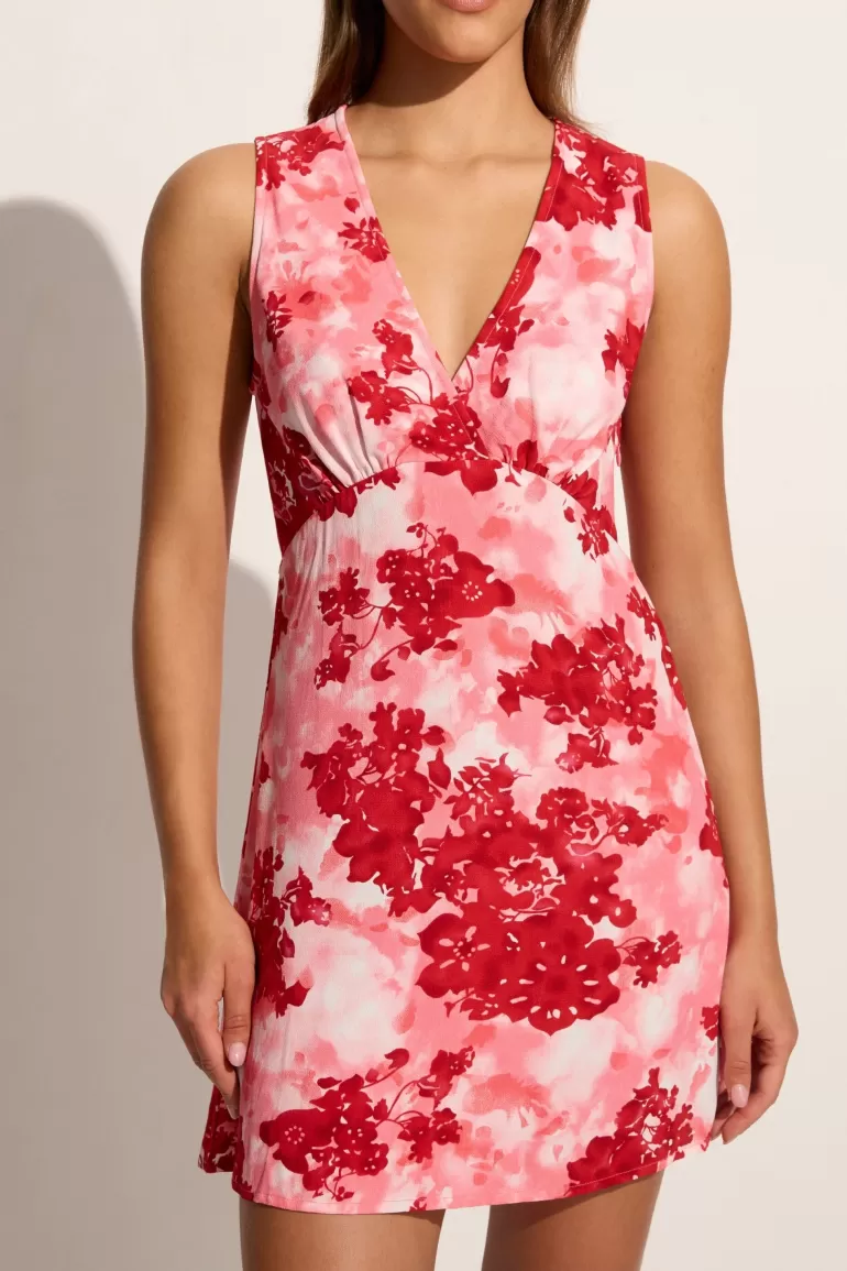 Cheap Faithfull the Brand Nadja Mini Dress Rosella Floral - Final Sale