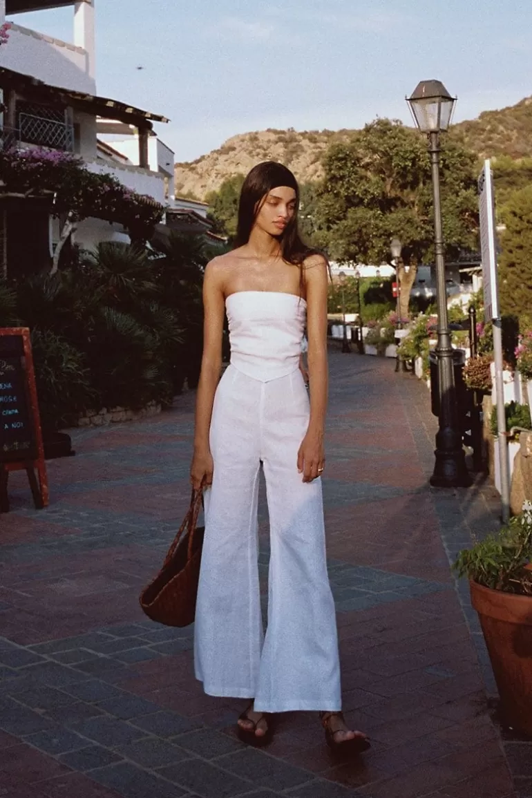 Clearance Faithfull the Brand Ottavio Pants White