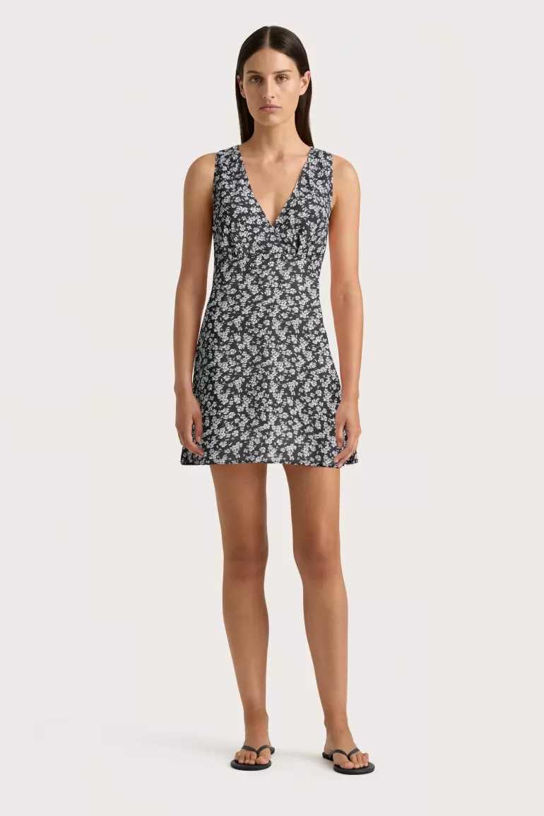 Cheap Faithfull the Brand Penne Mini Dress Leilani Charred Navy