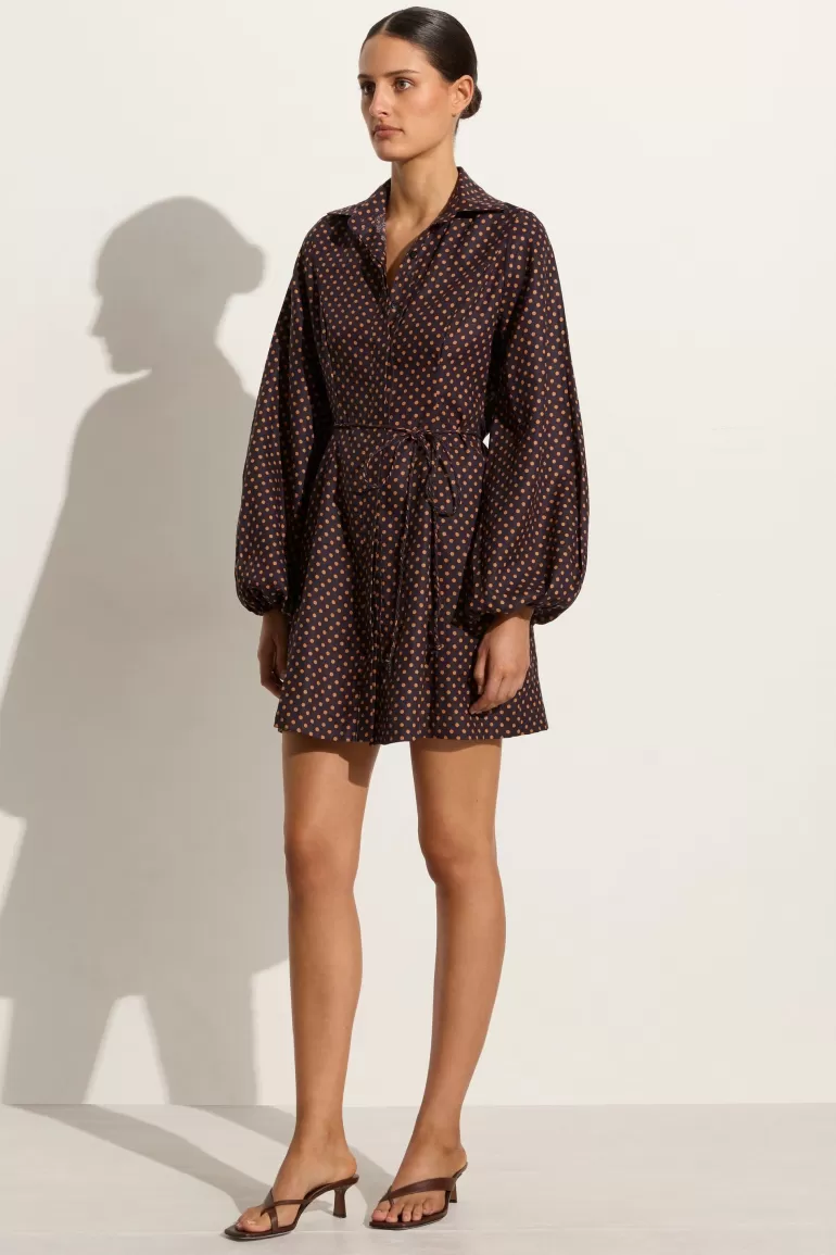 Best Sale Faithfull the Brand Rae Mini Dress Ludovica Polka Dot - Final Sale