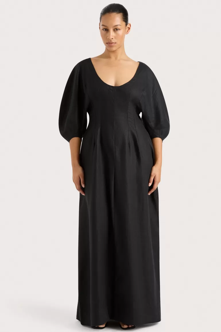 Store Faithfull the Brand Raynara Maxi Dress Black