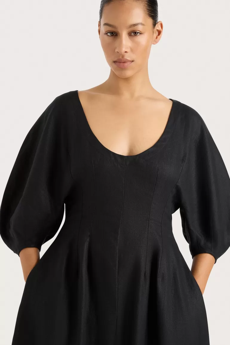 Store Faithfull the Brand Raynara Maxi Dress Black
