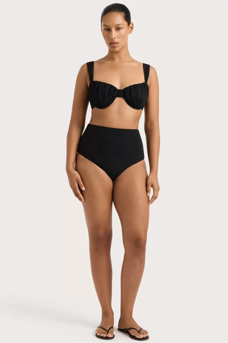 New Faithfull the Brand Reyes Bikini Bottom Black
