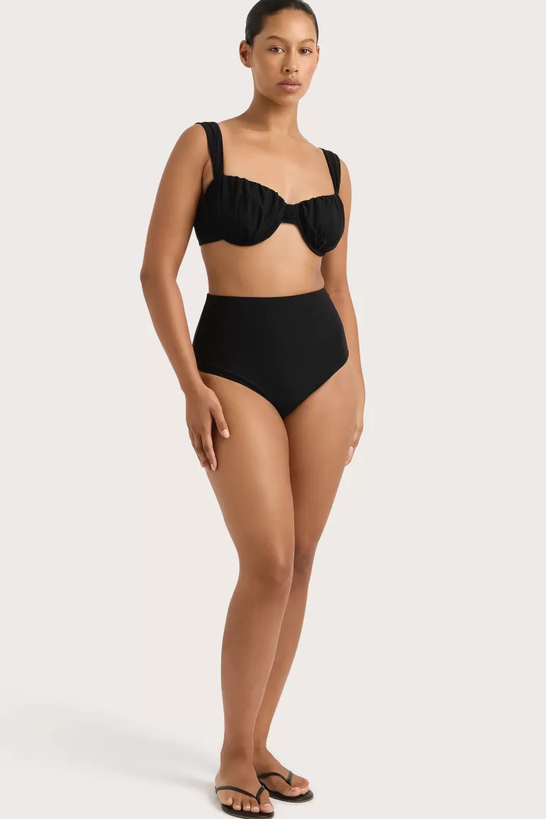 New Faithfull the Brand Reyes Bikini Bottom Black