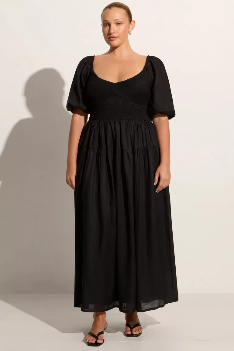 Discount Faithfull the Brand Rosarico Midi Dress Black - Final Sale