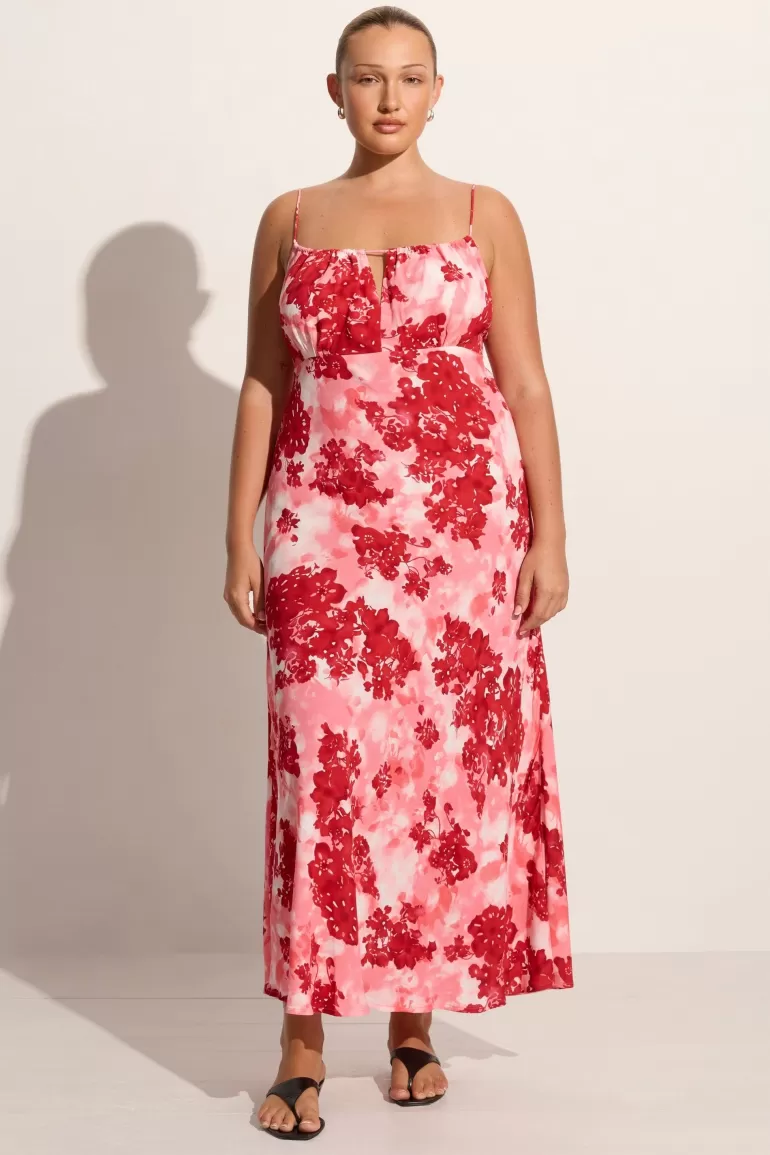 Fashion Faithfull the Brand San Paolo Midi Dress Rosella Floral - Final Sale