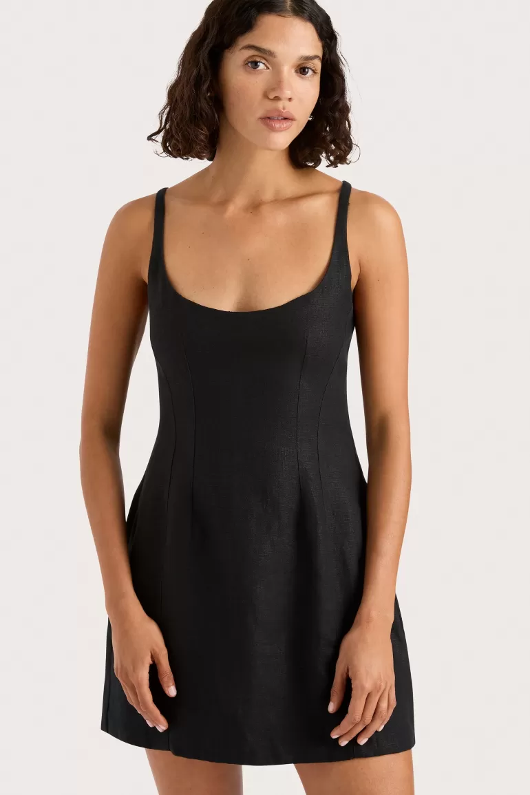 Store Faithfull the Brand Sanne Mini Dress Black