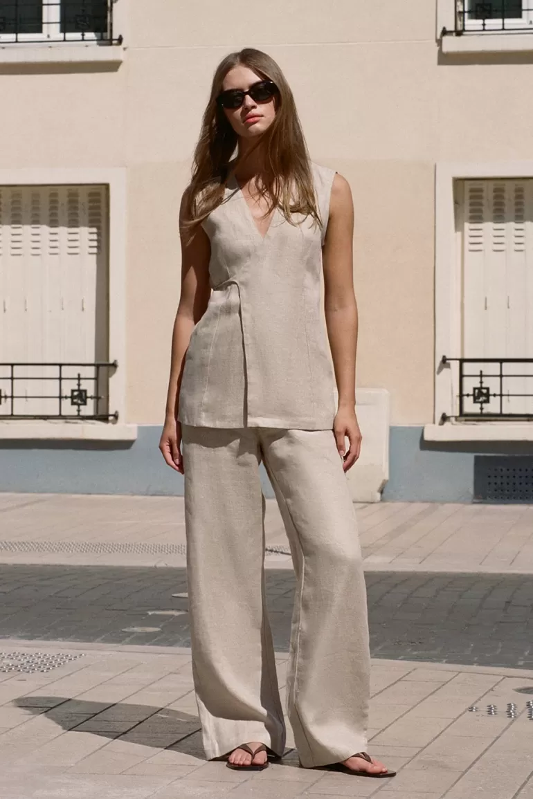 Fashion Faithfull the Brand Sanne Pant Oatmeal