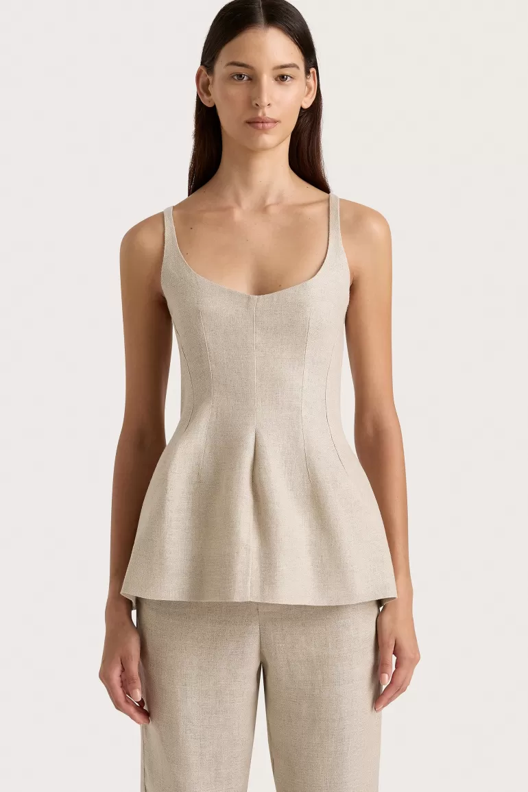 Flash Sale Faithfull the Brand Sanne Top Oatmeal