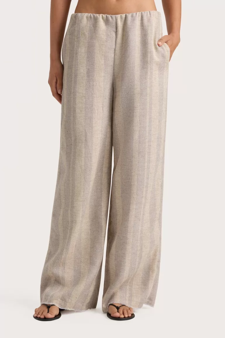 Cheap Faithfull the Brand Sao Paulo Pant Sand Sky Stripe