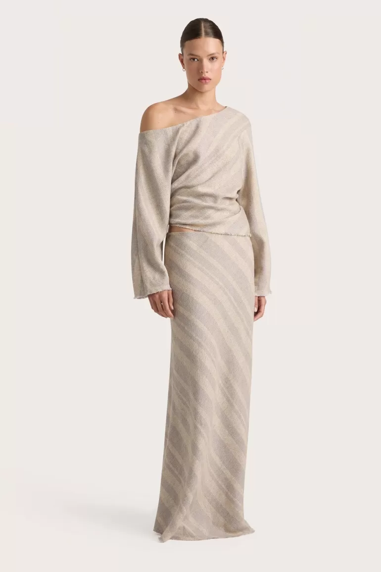 Outlet Faithfull the Brand Sao Paulo Top Sand Sky Stripe