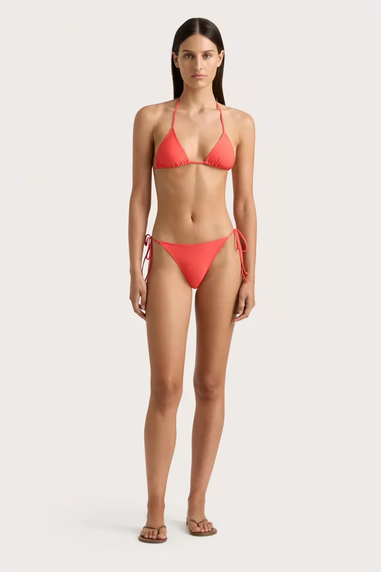 Fashion Faithfull the Brand Sete Bikini Top Vermillion