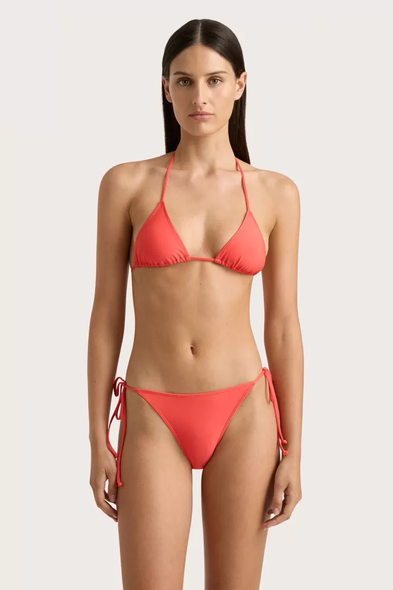 Fashion Faithfull the Brand Sete Bikini Top Vermillion