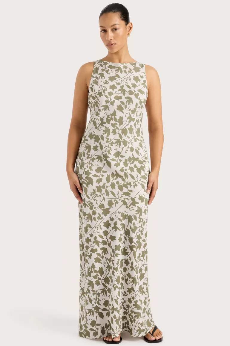 Outlet Faithfull the Brand Silya Maxi Dress Poplar Sage