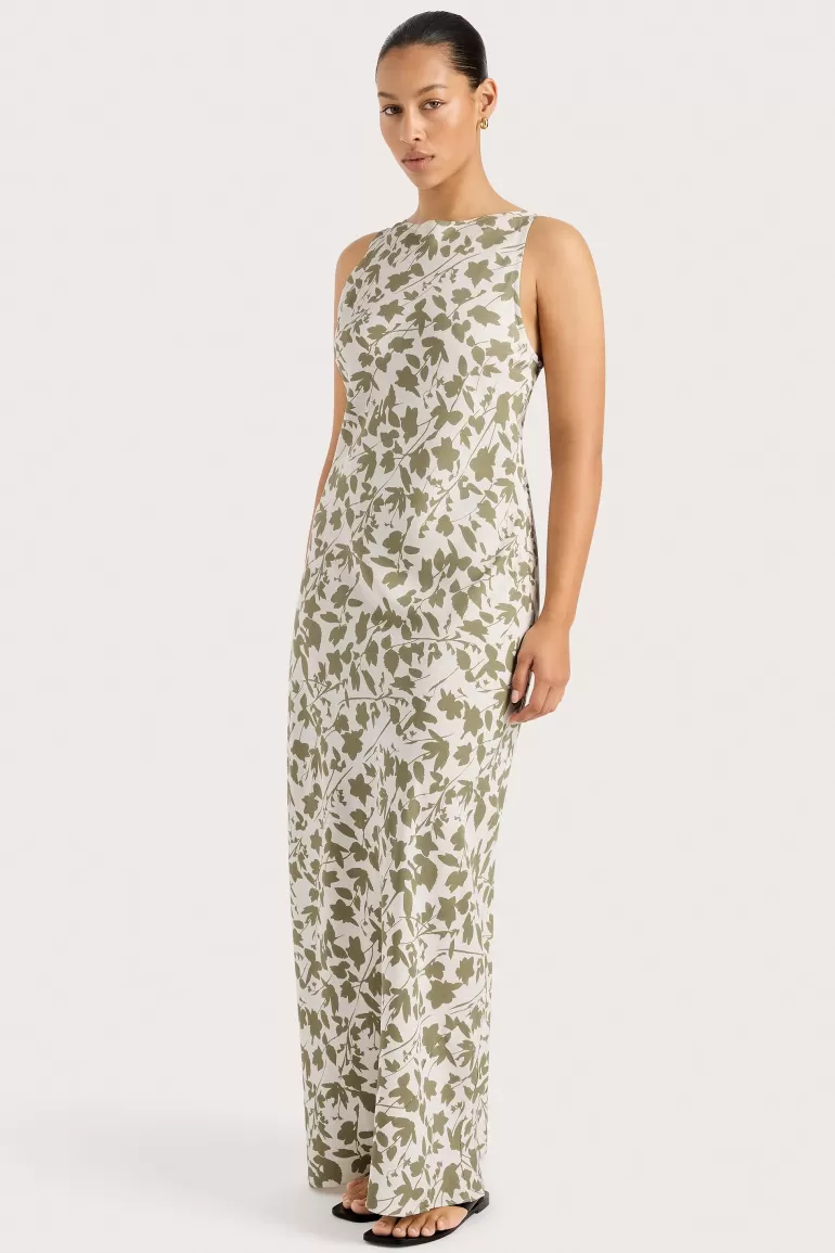 Outlet Faithfull the Brand Silya Maxi Dress Poplar Sage