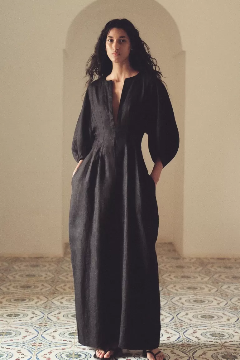 Online Faithfull the Brand Soleil Maxi Dress Black