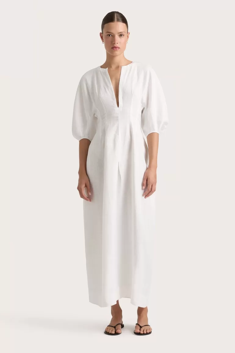 Online Faithfull the Brand Soleil Maxi Dress White
