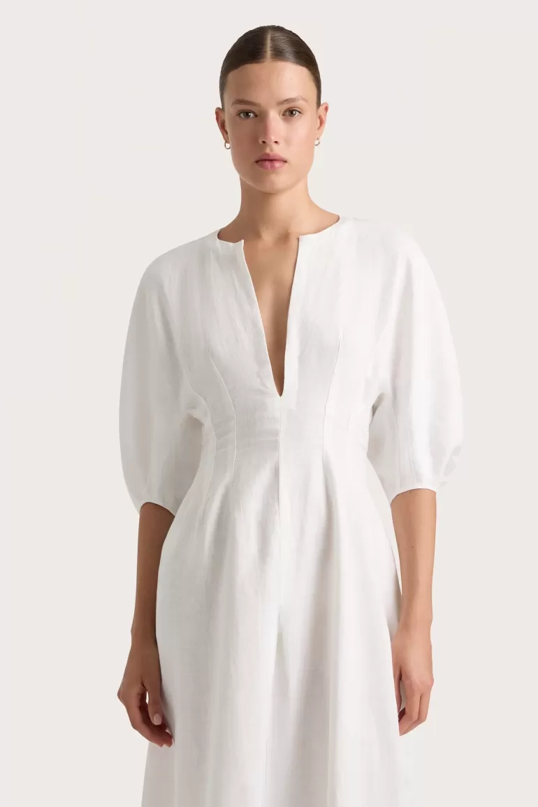 Online Faithfull the Brand Soleil Maxi Dress White