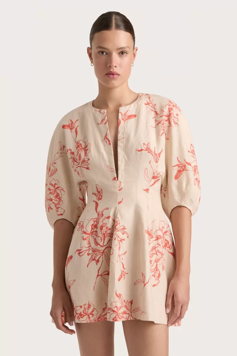 Cheap Faithfull the Brand Soleil Mini Dress Leilani Vermilion