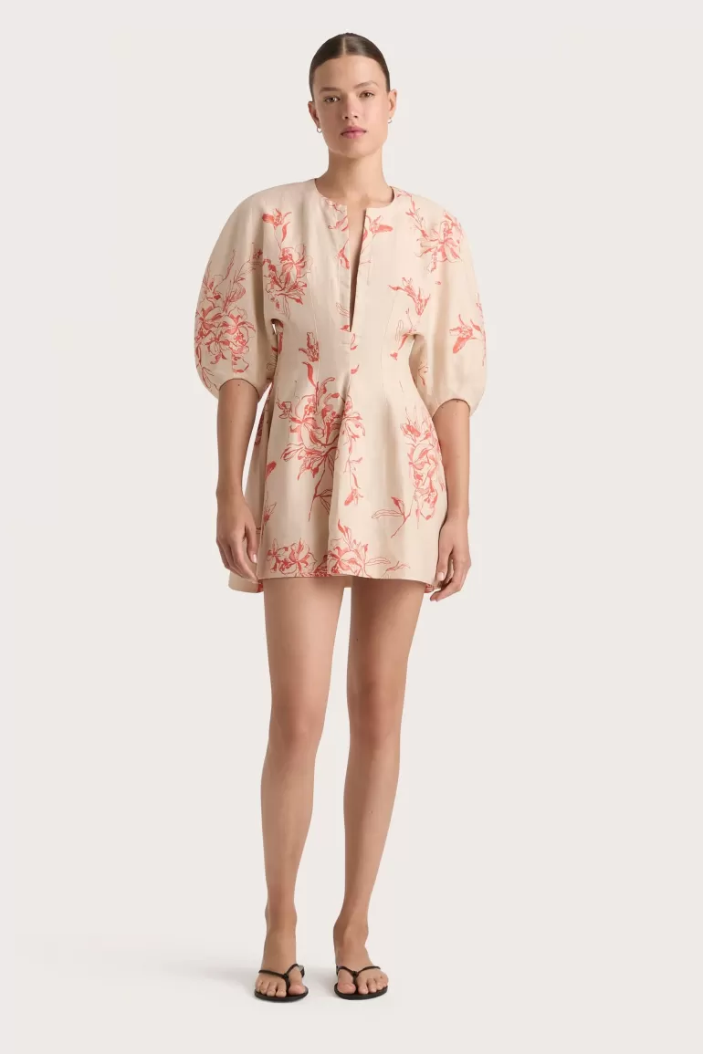 Cheap Faithfull the Brand Soleil Mini Dress Leilani Vermilion