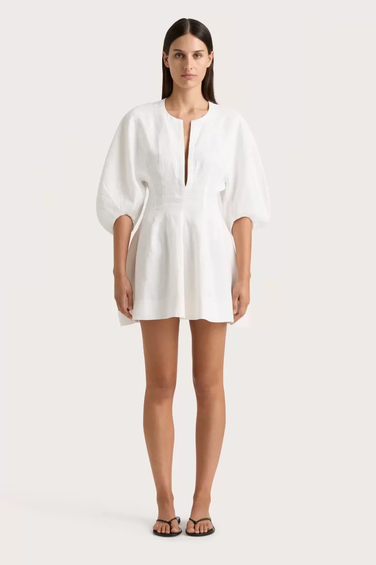 Discount Faithfull the Brand Soleil Mini Dress White