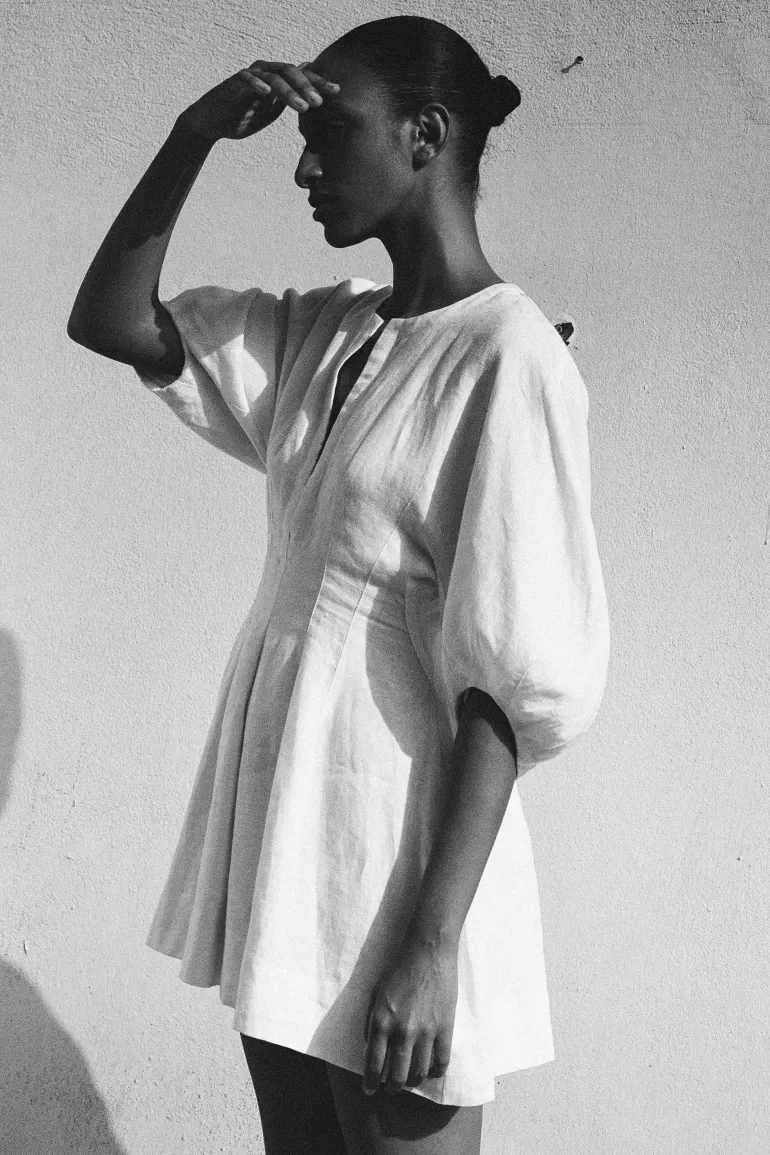 Discount Faithfull the Brand Soleil Mini Dress White