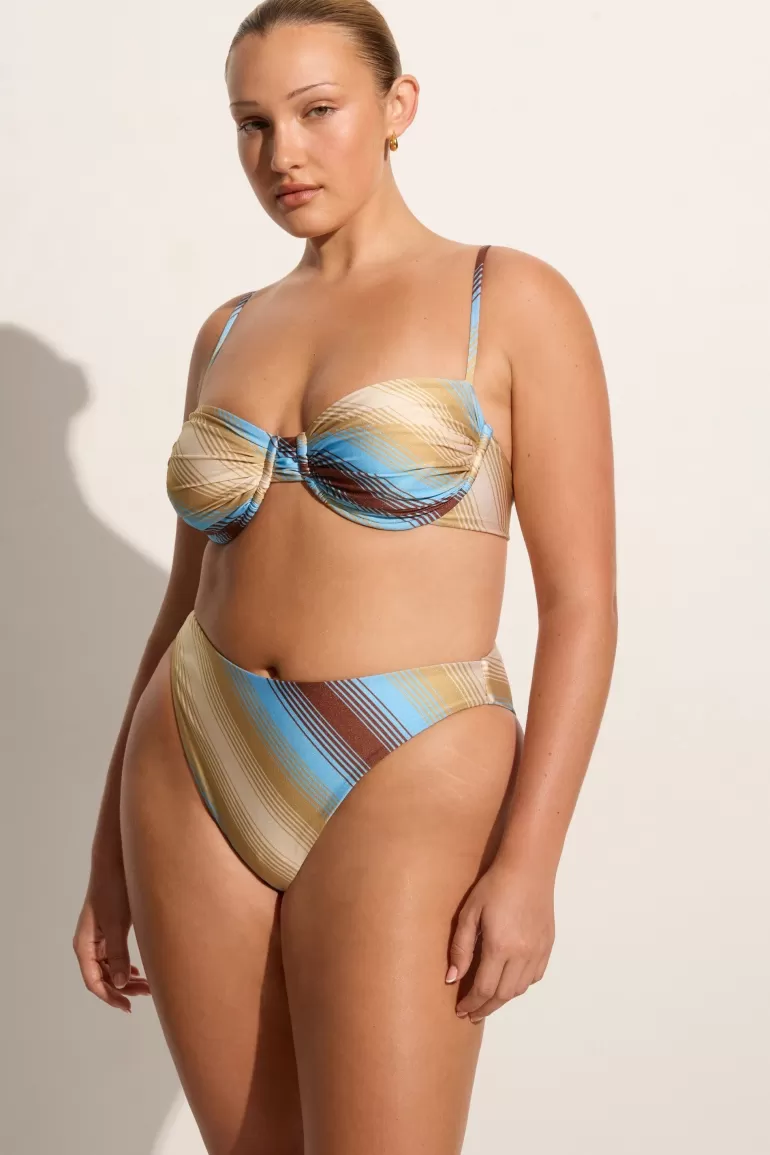 Cheap Faithfull the Brand Stefania Bikini Top Cervia Stripe