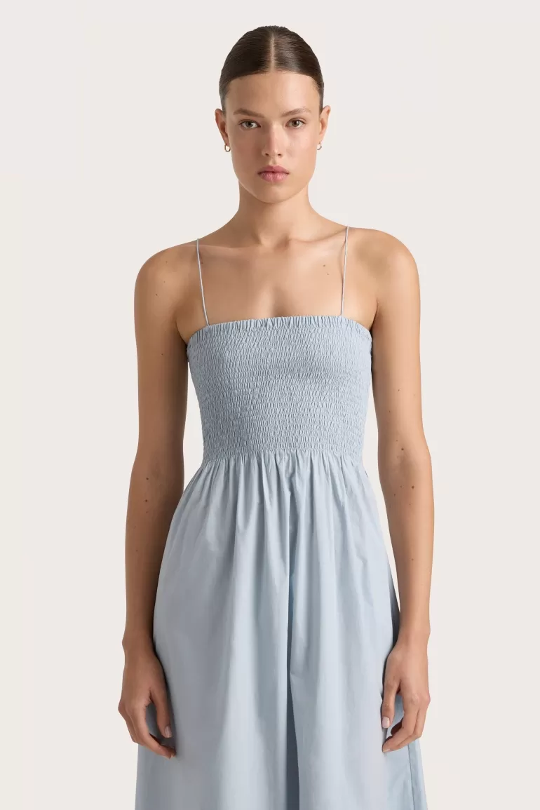 Sale Faithfull the Brand Tergu Maxi Dress Sky Blue