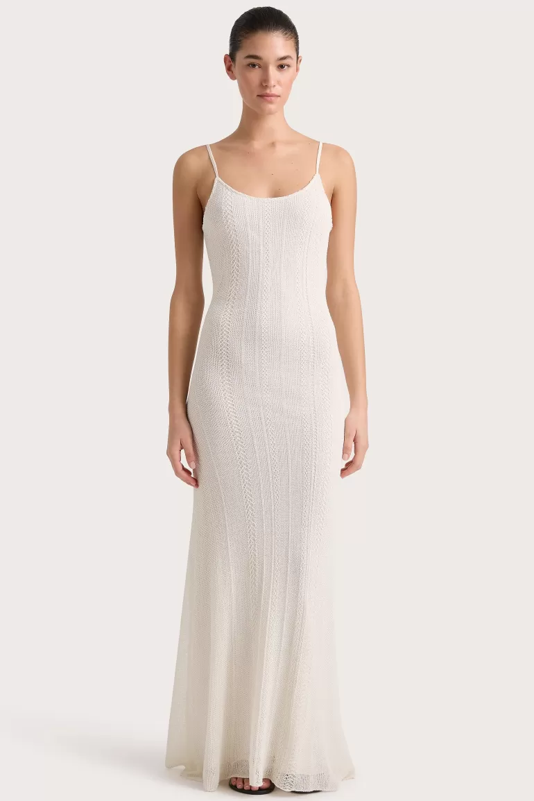 Clearance Faithfull the Brand Treillis Maxi Dress White