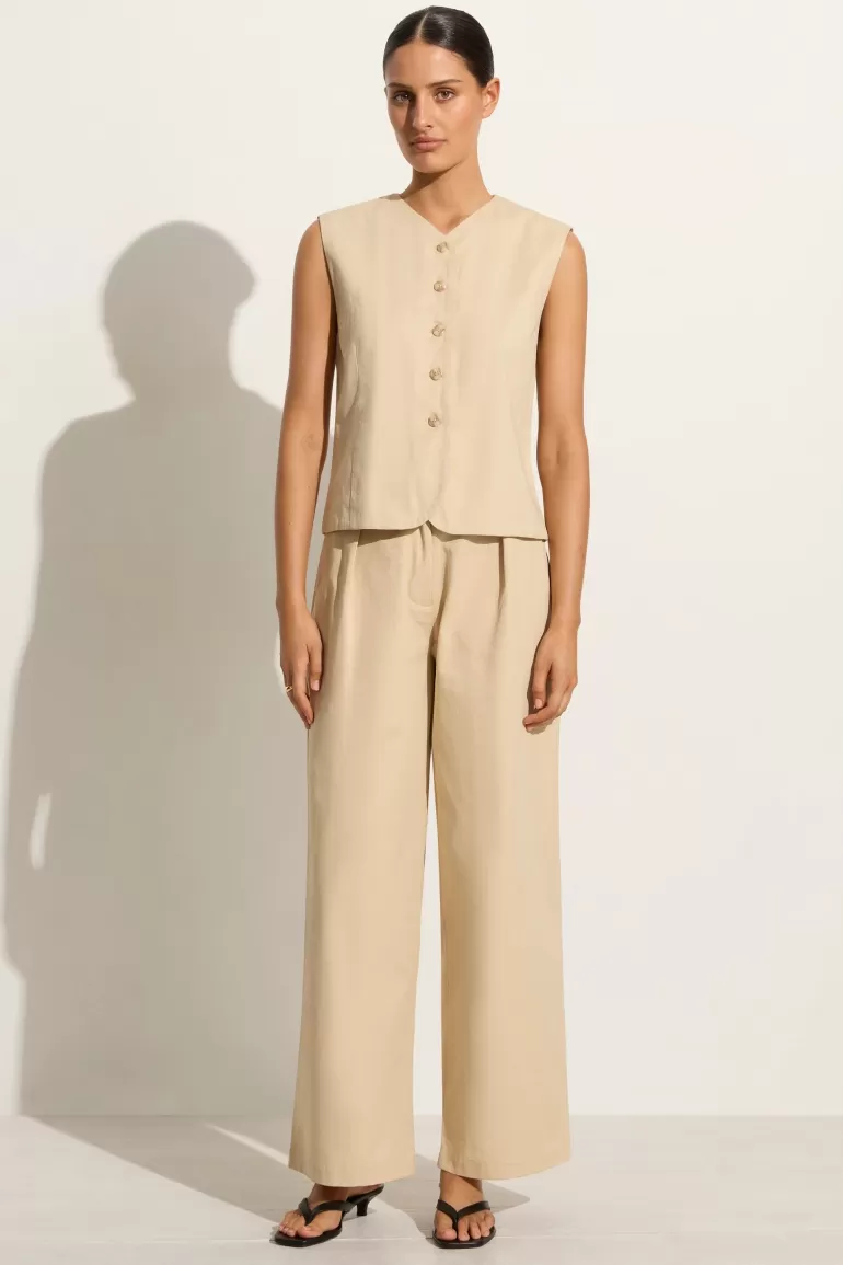 Cheap Faithfull the Brand Udine Pant Bleached Sand - Final Sale